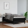 Black synthetic leather bed frame 90x190 cm by vidaXL, Beds and slatted bases - Ref: Foro24-3120670, Price: 71,55 €, Discount: %