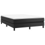 Black synthetic leather bed frame 140x200 cm by vidaXL, Beds and slatted bases - Ref: Foro24-3120700, Price: 97,83 €, Discoun...