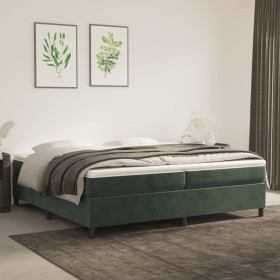 Green velvet bed frame 200x200 cm by vidaXL, Beds and slatted bases - Ref: Foro24-3121141, Price: 157,99 €, Discount: %