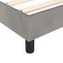 Light gray velvet bed frame 120x200 cm by vidaXL, Beds and slatted bases - Ref: Foro24-3120760, Price: 106,99 €, Discount: %