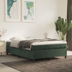 Green velvet bed frame 140x200 cm by vidaXL, Beds and slatted bases - Ref: Foro24-3121123, Price: 144,99 €, Discount: %