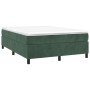 Estructura de cama de terciopelo verde 140x200 cm de vidaXL, Camas y somieres - Ref: Foro24-3121123, Precio: 145,14 €, Descue...