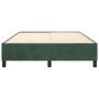 Estructura de cama de terciopelo verde 140x200 cm de vidaXL, Camas y somieres - Ref: Foro24-3121123, Precio: 145,14 €, Descue...