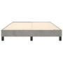 Light gray velvet bed frame 140x200 cm by vidaXL, Beds and slatted bases - Ref: Foro24-3120772, Price: 112,02 €, Discount: %