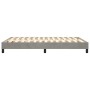 Light gray velvet bed frame 140x200 cm by vidaXL, Beds and slatted bases - Ref: Foro24-3120772, Price: 112,02 €, Discount: %