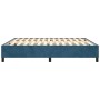 Estructura de cama de terciopelo azul 160x200 cm de vidaXL, Camas y somieres - Ref: Foro24-3121130, Precio: 120,87 €, Descuen...