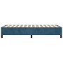 Estructura de cama de terciopelo azul 90x200 cm de vidaXL, Camas y somieres - Ref: Foro24-3121100, Precio: 91,09 €, Descuento: %