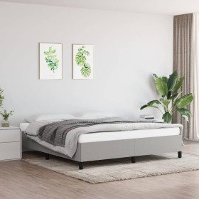 Light gray fabric bed frame 180x200 cm by vidaXL, Beds and slatted bases - Ref: Foro24-347082, Price: 130,21 €, Discount: %