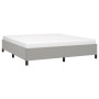 Estructura de cama gris claro tela 180x200 cm de vidaXL, Camas y somieres - Ref: Foro24-347082, Precio: 128,65 €, Descuento: %