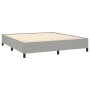 Estructura de cama gris claro tela 180x200 cm de vidaXL, Camas y somieres - Ref: Foro24-347082, Precio: 128,65 €, Descuento: %