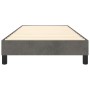 Dark gray velvet bed frame 100x200 cm by vidaXL, Beds and slatted bases - Ref: Foro24-3120755, Price: 73,99 €, Discount: %