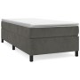 Dark gray velvet bed frame 90x200 cm by vidaXL, Beds and slatted bases - Ref: Foro24-3121097, Price: 88,34 €, Discount: %