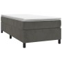 Dark gray velvet bed frame 90x200 cm by vidaXL, Beds and slatted bases - Ref: Foro24-3121097, Price: 88,34 €, Discount: %