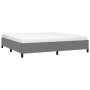 Dark gray fabric bed frame 200x200 cm by vidaXL, Beds and slatted bases - Ref: Foro24-347091, Price: 148,49 €, Discount: %