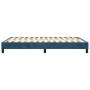 Estructura de cama de terciopelo azul 140x200 cm de vidaXL, Camas y somieres - Ref: Foro24-3120776, Precio: 96,38 €, Descuent...