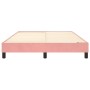 Pink velvet bed frame 140x200 cm by vidaXL, Beds and slatted bases - Ref: Foro24-3120777, Price: 96,91 €, Discount: %