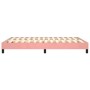 Pink velvet bed frame 140x200 cm by vidaXL, Beds and slatted bases - Ref: Foro24-3120777, Price: 96,91 €, Discount: %