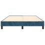 Blue velvet bed frame 140x190 cm by vidaXL, Beds and slatted bases - Ref: Foro24-3120770, Price: 105,71 €, Discount: %