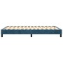 Blue velvet bed frame 140x190 cm by vidaXL, Beds and slatted bases - Ref: Foro24-3120770, Price: 105,71 €, Discount: %