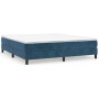 Blue velvet bed frame 160x200 cm by vidaXL, Beds and slatted bases - Ref: Foro24-3120782, Price: 99,70 €, Discount: %