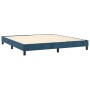 Blue velvet bed frame 160x200 cm by vidaXL, Beds and slatted bases - Ref: Foro24-3120782, Price: 99,70 €, Discount: %