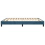 Blue velvet bed frame 160x200 cm by vidaXL, Beds and slatted bases - Ref: Foro24-3120782, Price: 99,70 €, Discount: %