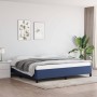 Blue taupe gray fabric bed frame 200x200 cm by vidaXL, Beds and slatted bases - Ref: Foro24-347096, Price: 162,85 €, Discount: %