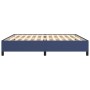 Blue taupe gray fabric bed frame 200x200 cm by vidaXL, Beds and slatted bases - Ref: Foro24-347096, Price: 162,85 €, Discount: %