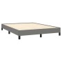 Dark gray fabric bed frame 140x200 cm by vidaXL, Beds and slatted bases - Ref: Foro24-346721, Price: 96,99 €, Discount: %