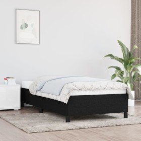 Black fabric bed frame 90x200 cm by vidaXL, Beds and slatted bases - Ref: Foro24-347036, Price: 85,99 €, Discount: %