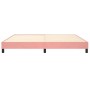 Estructura de cama de terciopelo rosa 200x200 cm de vidaXL, Camas y somieres - Ref: Foro24-3120795, Precio: 109,78 €, Descuen...