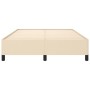 Cream fabric bed frame 140x200 cm by vidaXL, Beds and slatted bases - Ref: Foro24-347071, Price: 115,98 €, Discount: %