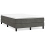 Estructura de cama de terciopelo gris oscuro 120x200 cm de vidaXL, Camas y somieres - Ref: Foro24-3120761, Precio: 105,00 €, ...