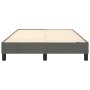 Estructura de cama de terciopelo gris oscuro 120x200 cm de vidaXL, Camas y somieres - Ref: Foro24-3120761, Precio: 105,00 €, ...