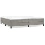 Estructura de cama de terciopelo gris claro 180x200 cm de vidaXL, Camas y somieres - Ref: Foro24-3120790, Precio: 110,68 €, D...