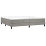 Estructura de cama de terciopelo gris claro 180x200 cm de vidaXL, Camas y somieres - Ref: Foro24-3120790, Precio: 110,68 €, D...