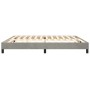 Estructura de cama de terciopelo gris claro 180x200 cm de vidaXL, Camas y somieres - Ref: Foro24-3120790, Precio: 110,68 €, D...