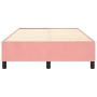 Estructura de cama de terciopelo rosa 120x200 cm de vidaXL, Camas y somieres - Ref: Foro24-3121113, Precio: 131,76 €, Descuen...