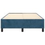 Estructura de cama de terciopelo azul 120x200 cm de vidaXL, Camas y somieres - Ref: Foro24-3121112, Precio: 139,85 €, Descuen...