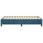 Estructura de cama de terciopelo azul 120x200 cm de vidaXL, Camas y somieres - Ref: Foro24-3121112, Precio: 139,85 €, Descuen...