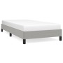 Estructura de cama de tela gris claro 90x200 cm de vidaXL, Camas y somieres - Ref: Foro24-346688, Precio: 75,48 €, Descuento: %