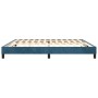 Blue velvet bed frame 200x200 cm by vidaXL, Beds and slatted bases - Ref: Foro24-3120794, Price: 109,78 €, Discount: %