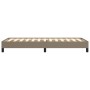 Estructura de cama de tela gris taupe 100x200 cm de vidaXL, Camas y somieres - Ref: Foro24-346700, Precio: 74,64 €, Descuento: %