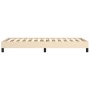 Cream fabric bed frame 90x200 cm by vidaXL, Beds and slatted bases - Ref: Foro24-346693, Price: 77,88 €, Discount: %