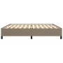 Estructura de cama de tela gris taupe 200x200 cm de vidaXL, Camas y somieres - Ref: Foro24-347094, Precio: 163,00 €, Descuent...