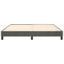 Estructura de cama de terciopelo gris oscuro 160x200 cm de vidaXL, Camas y somieres - Ref: Foro24-3120779, Precio: 100,05 €, ...