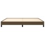 Dark brown fabric bed frame 200x200 cm by vidaXL, Beds and slatted bases - Ref: Foro24-346747, Price: 123,99 €, Discount: %