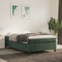 Estructura de cama box spring terciopelo verde oscuro 120x200cm de vidaXL, Camas y somieres - Ref: Foro24-3121111, Precio: 14...