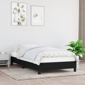 Black fabric bed frame 80x200 cm by vidaXL, Beds and slatted bases - Ref: Foro24-346674, Price: 72,99 €, Discount: %