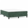 Estructura de cama de terciopelo verde 140x190 cm de vidaXL, Camas y somieres - Ref: Foro24-3120769, Precio: 101,92 €, Descue...